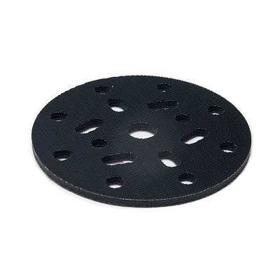 Подложка промежуточная 150 mm T5mm STANDARD на липучке, 15отв, черная мягкая ICAR V S BLACK ICPP-H15-150X5-IF-VS-GN-BLA